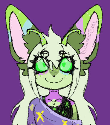 Chibis ( cleaned up sketch ver )